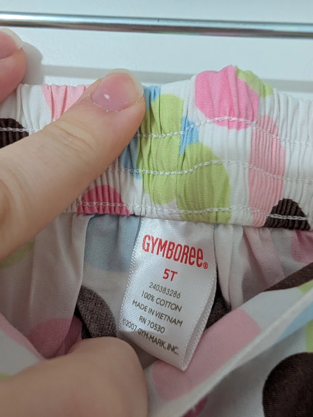 Gymboree Ice Cream Social NWT 2pc Outfit Shirt Capri Pants 5T 2007
